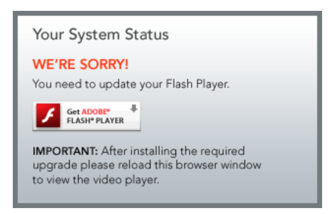 installa flash player
